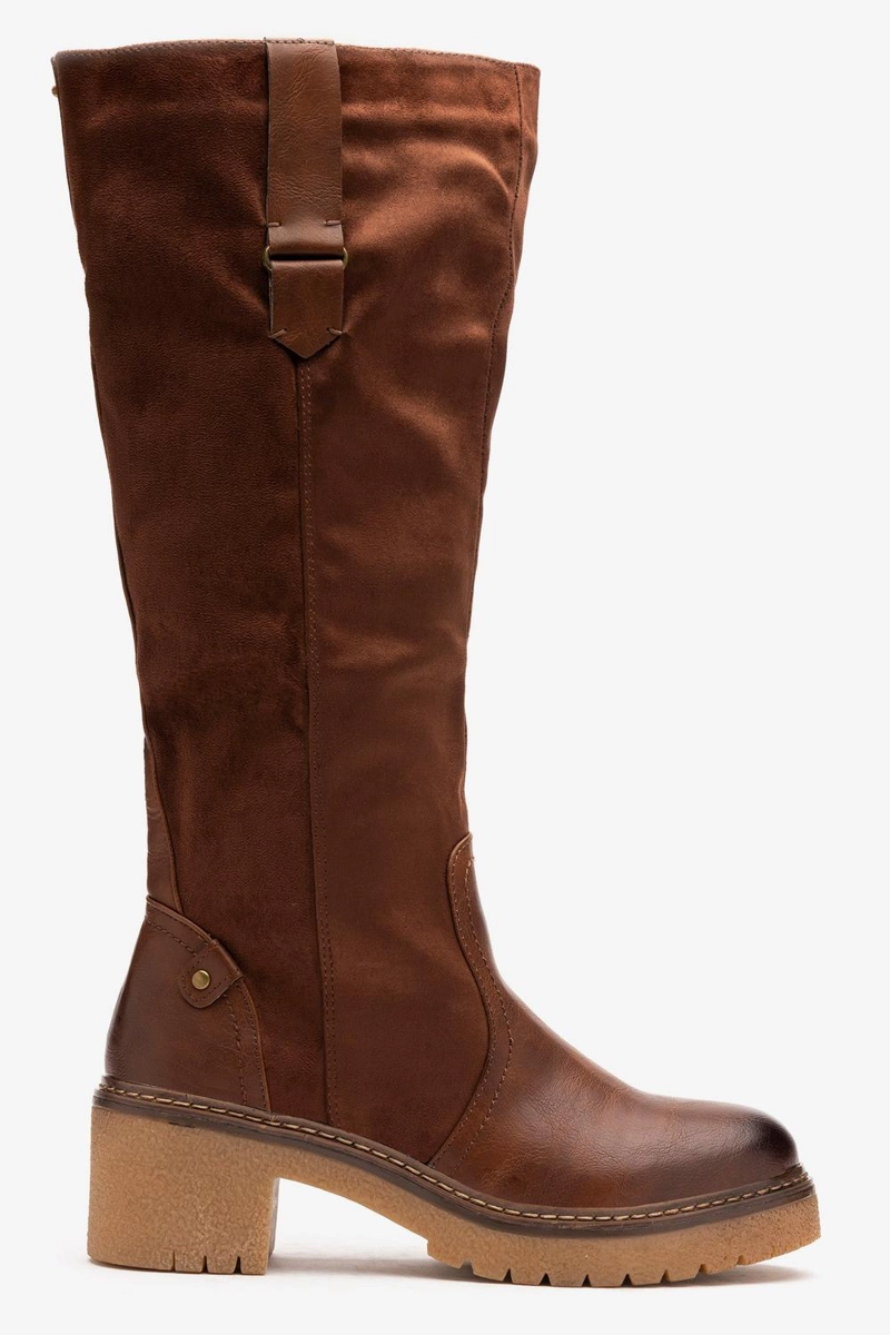 BOTA MUJER GABI  CAFE  THUNDER BLUE - 1