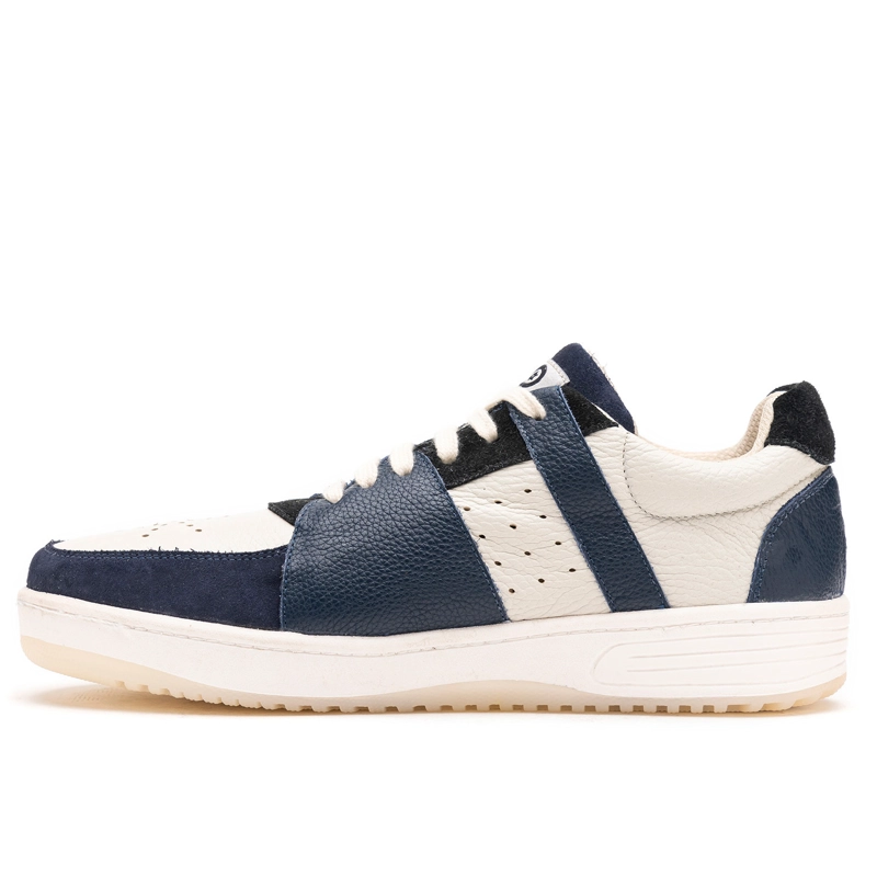 ZAPATILLAS HOMBRE LANDAZURI URBANAS AZUL UNUS CUERO - 2