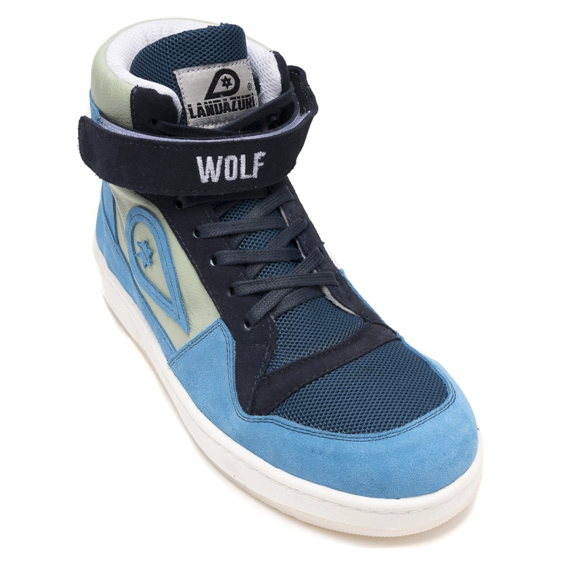 ZAPATILLAS HOMBRE LANDAZURI URBANAS AZUL ASTRUM WW CUERO - 3