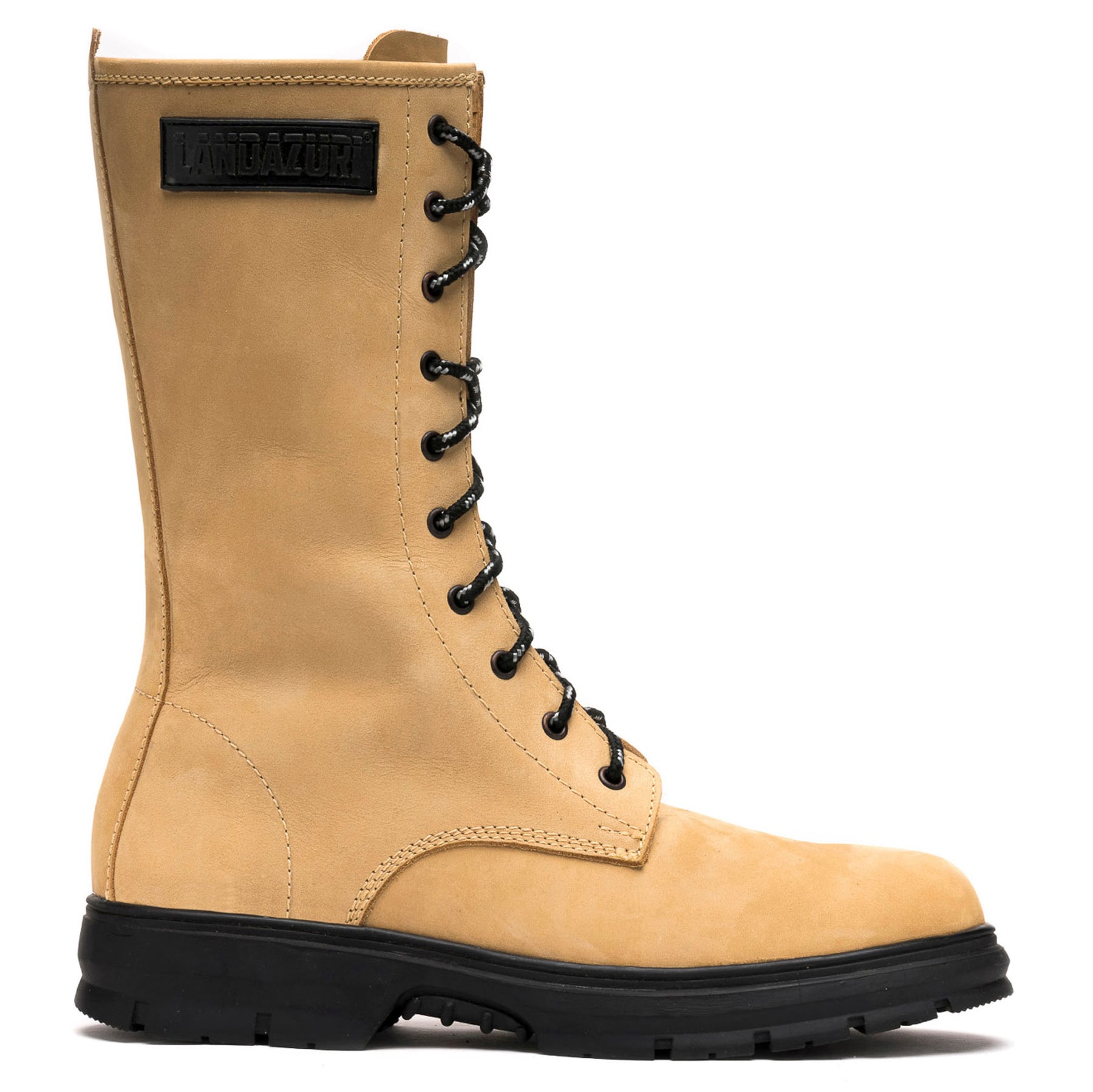 BOTA CUERO HOMBRE CAMEL PUGNA LANDAZURI - 1