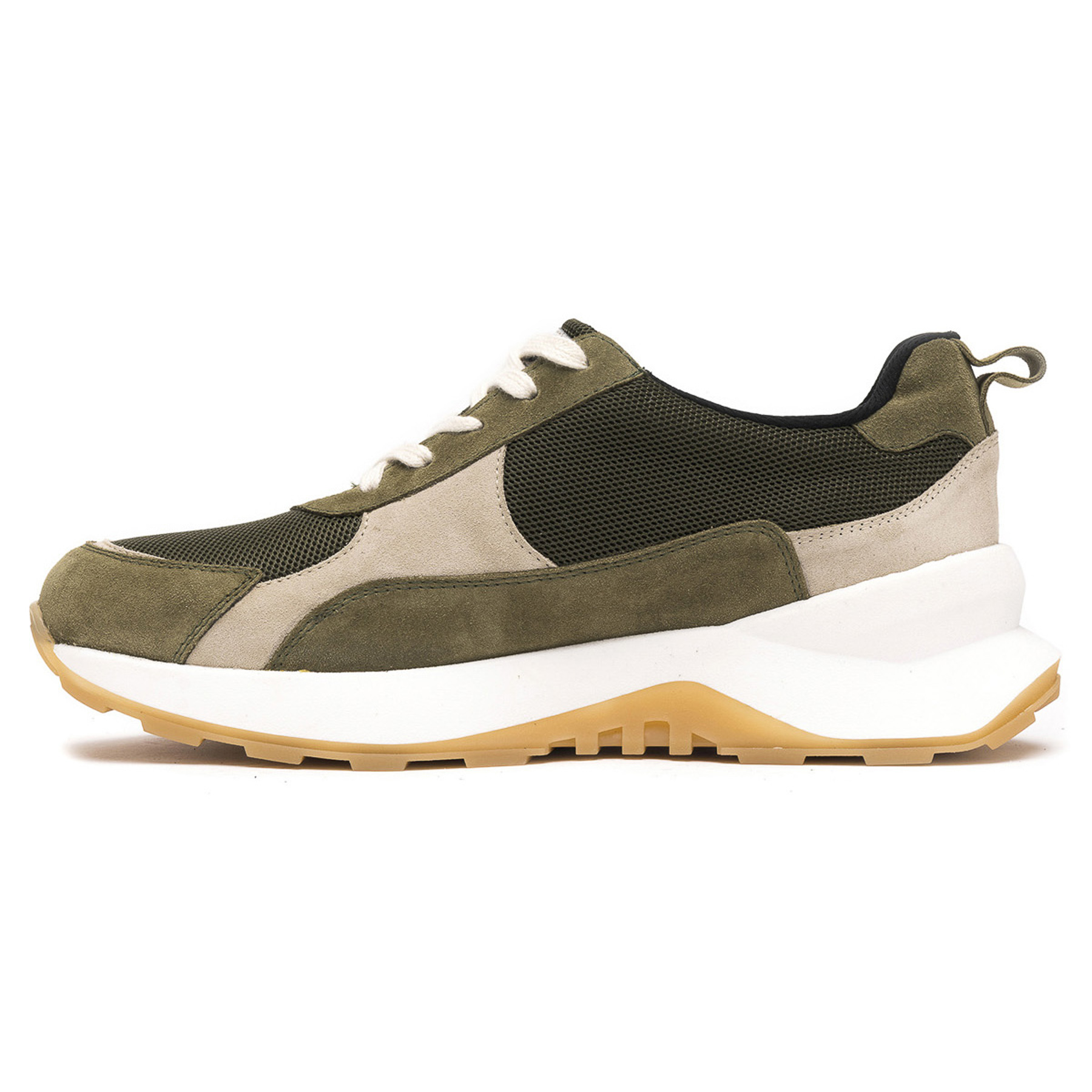 ZAPATILLAS HOMBRE LANDAZURI URBANAS VERDE SAGITTA CUERO - 2