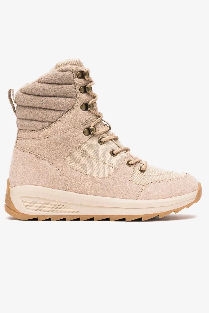 BOTA MUJER BEIGE ARMENIA CARBIN - 1