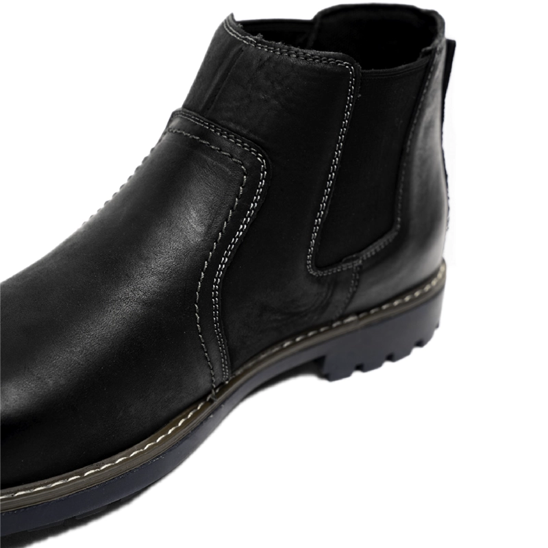 BOTÍN HOMBRE CUERO NEGRO ALOIS ZAMETA CASUAL - 4