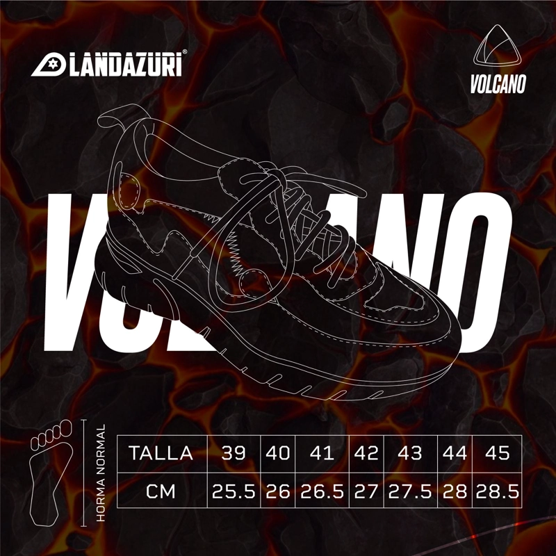 ZAPATILLA URBANA VOLCANO X A.D EN COLOR NEGRO LANDAZURI - 4