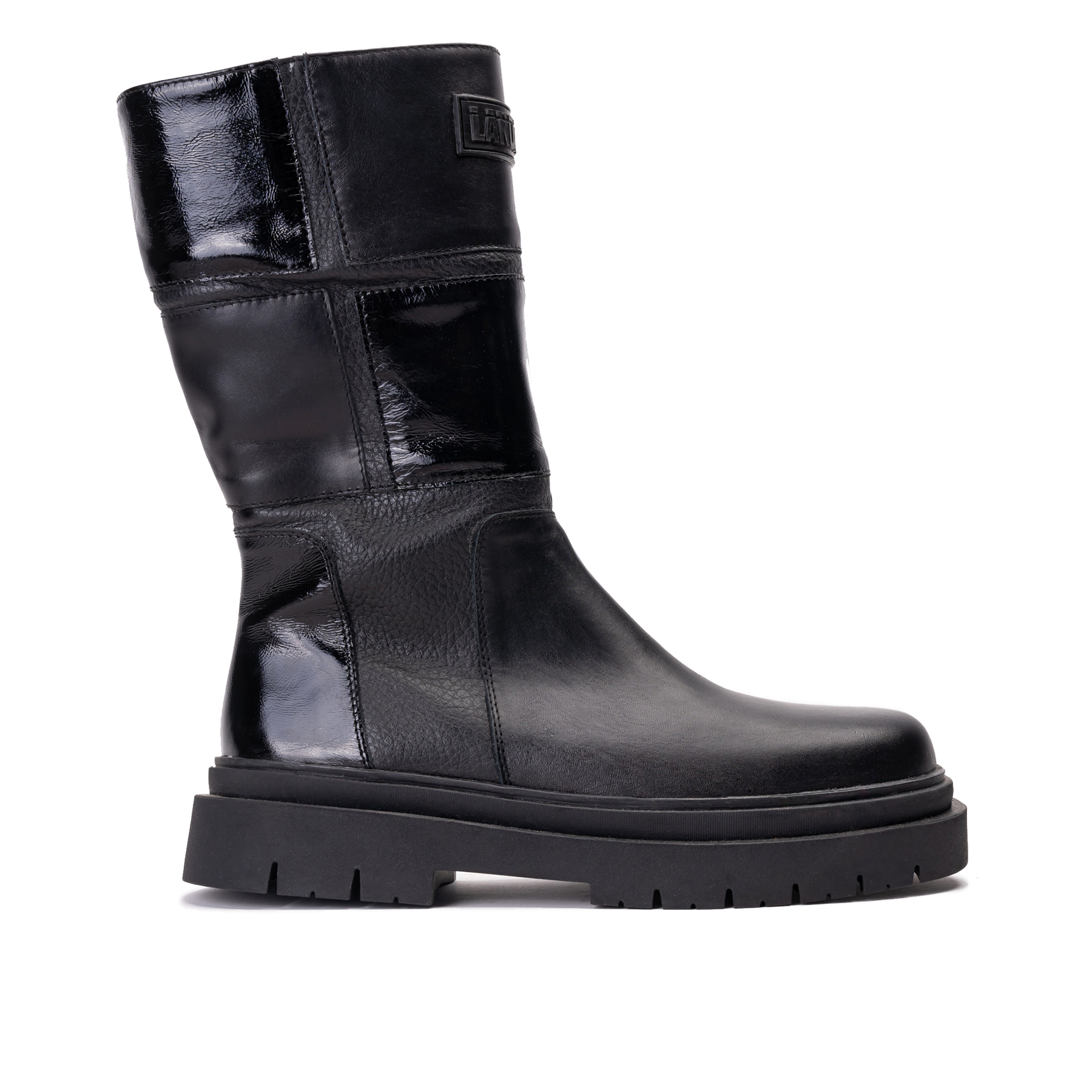 Ripley - BOTA CUERO REAH NEGRO LANDAZURI