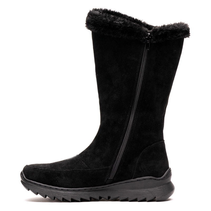BOTA MUJER VALIB  NEGRO CHANCLETA - 2