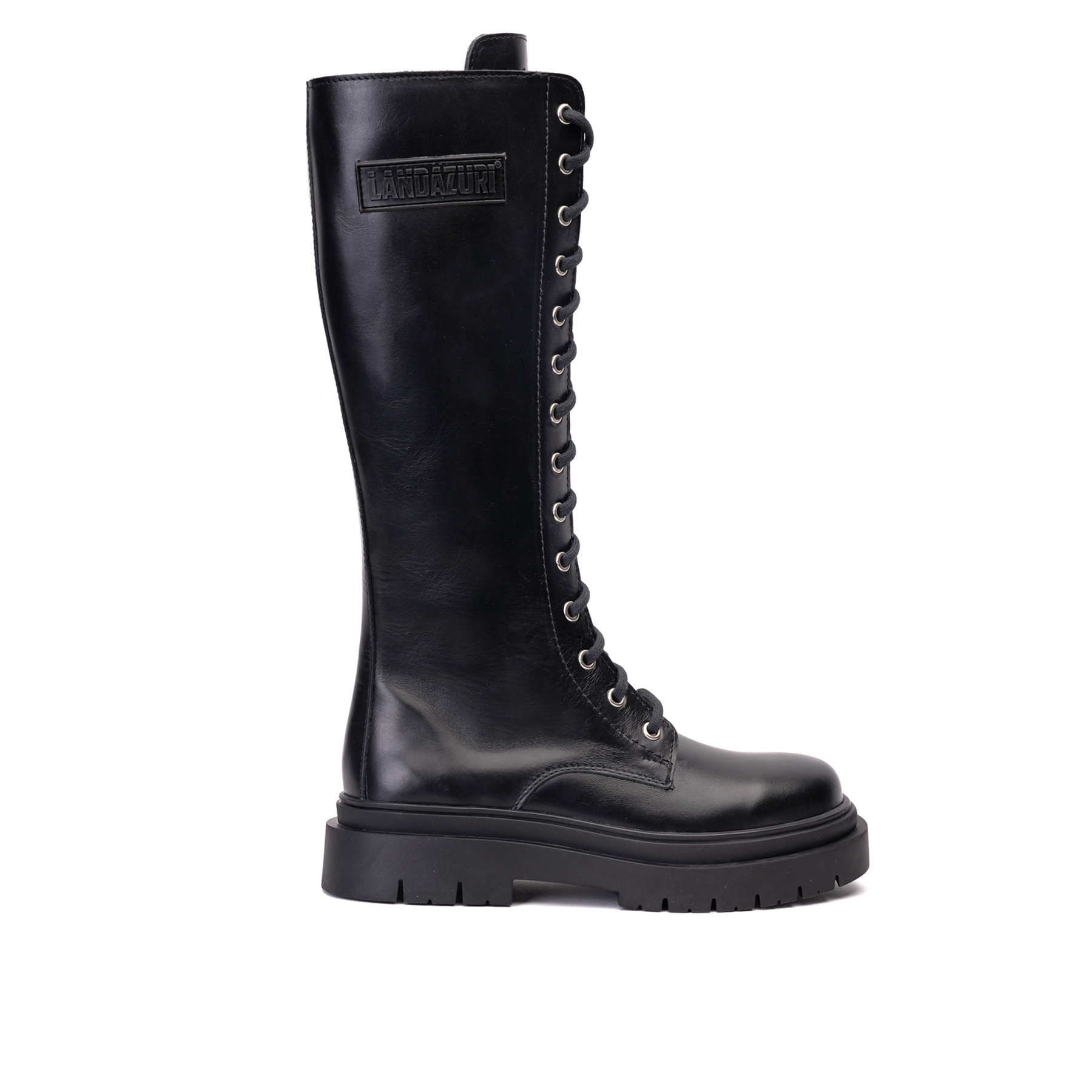 BOTA CUERO DARYL NEGRA LANDAZURI - 1