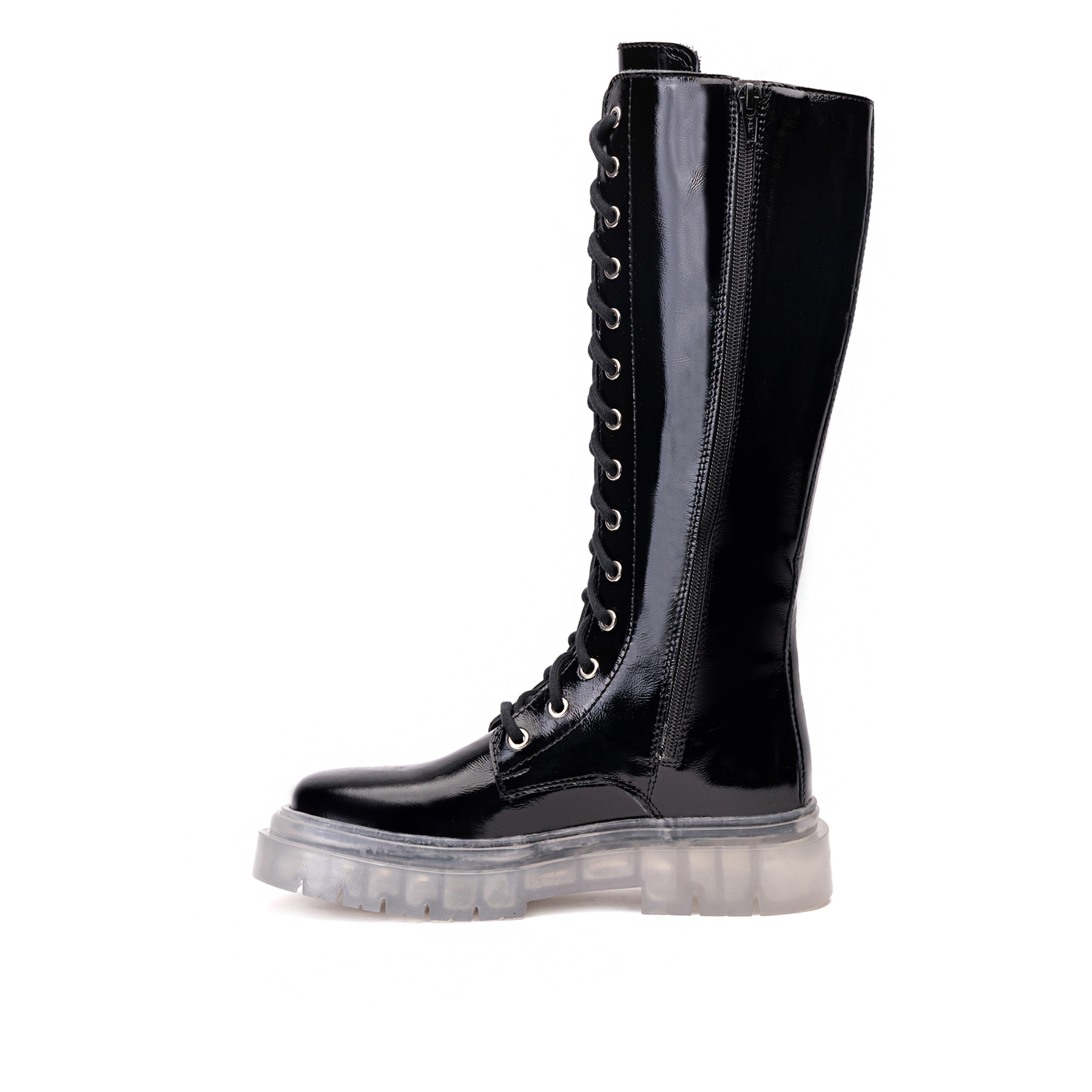BOTA CUERO DARYL CRISTAL EN COLOR NEGRO LANDAZURI - 2