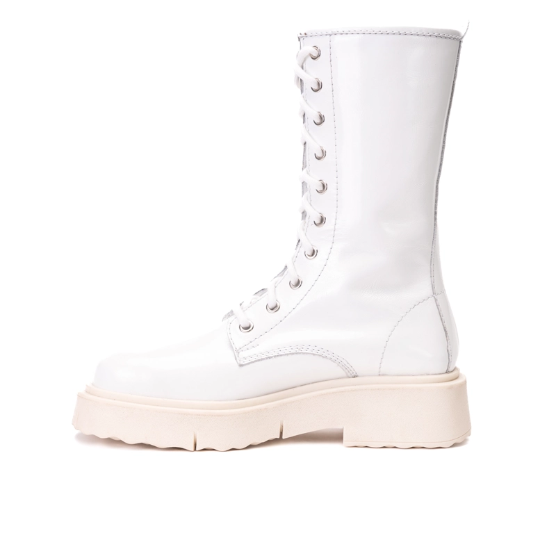 BOTAS MUJER LANDAZURI CUERO BLANCO BLADE - 2