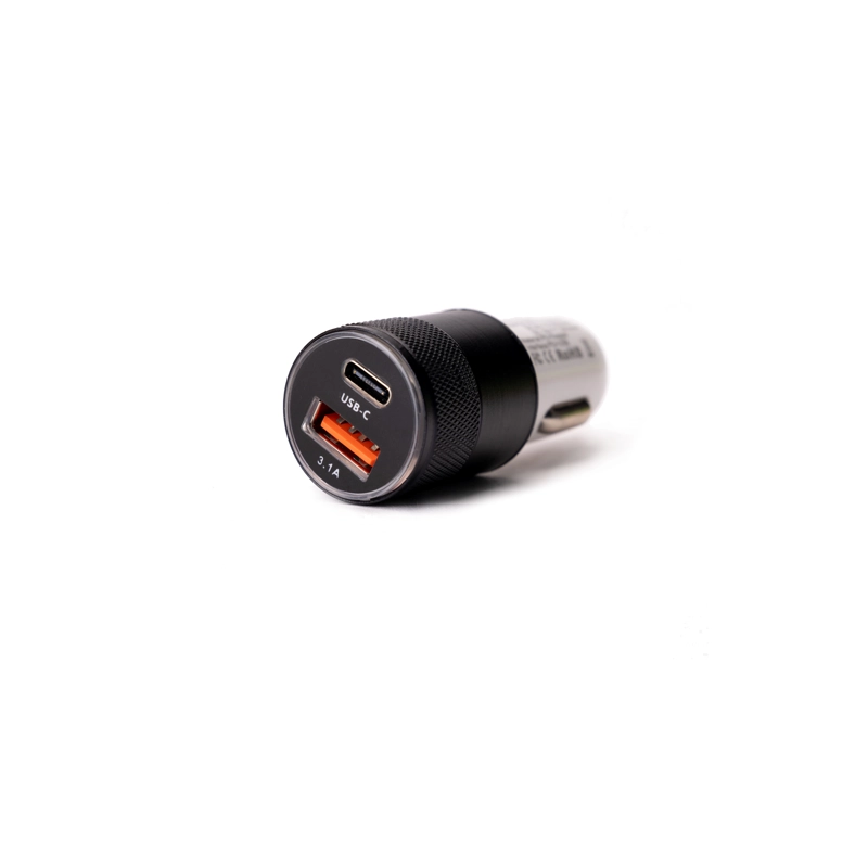CARGADOR PARA VEHICULO USB - TIPO C NEGRO CHINITOWN - 2