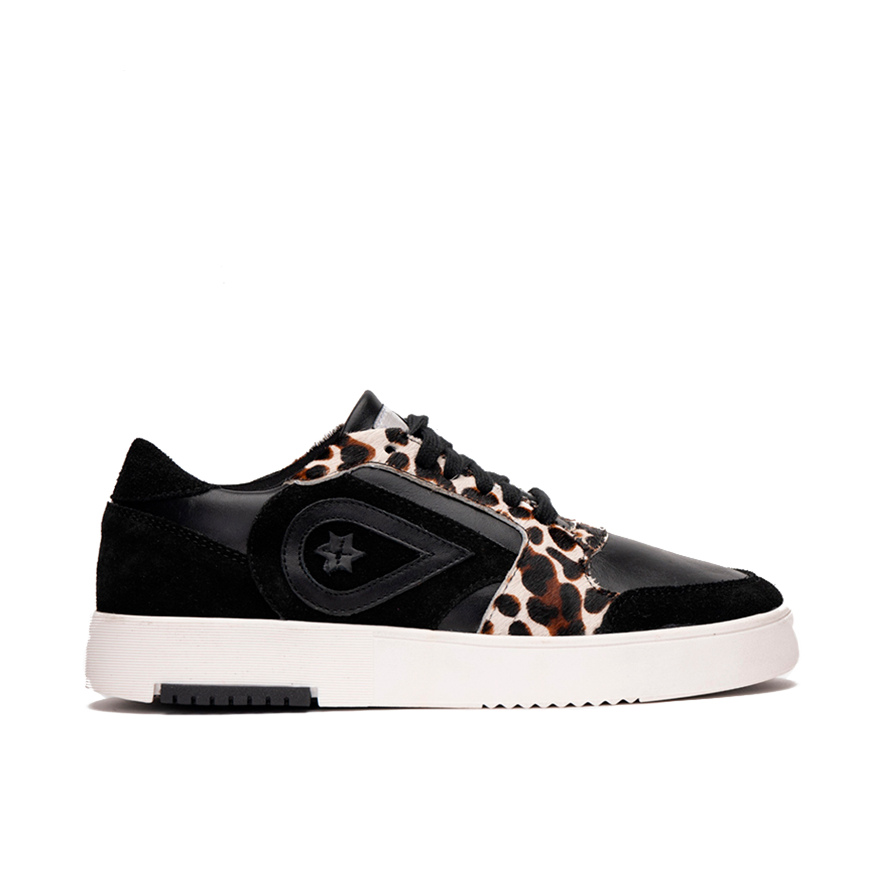 ZAPATILLAS MUJER LANDAZURI URBANAS NEGRO STELLA CUERO PRINT - 1