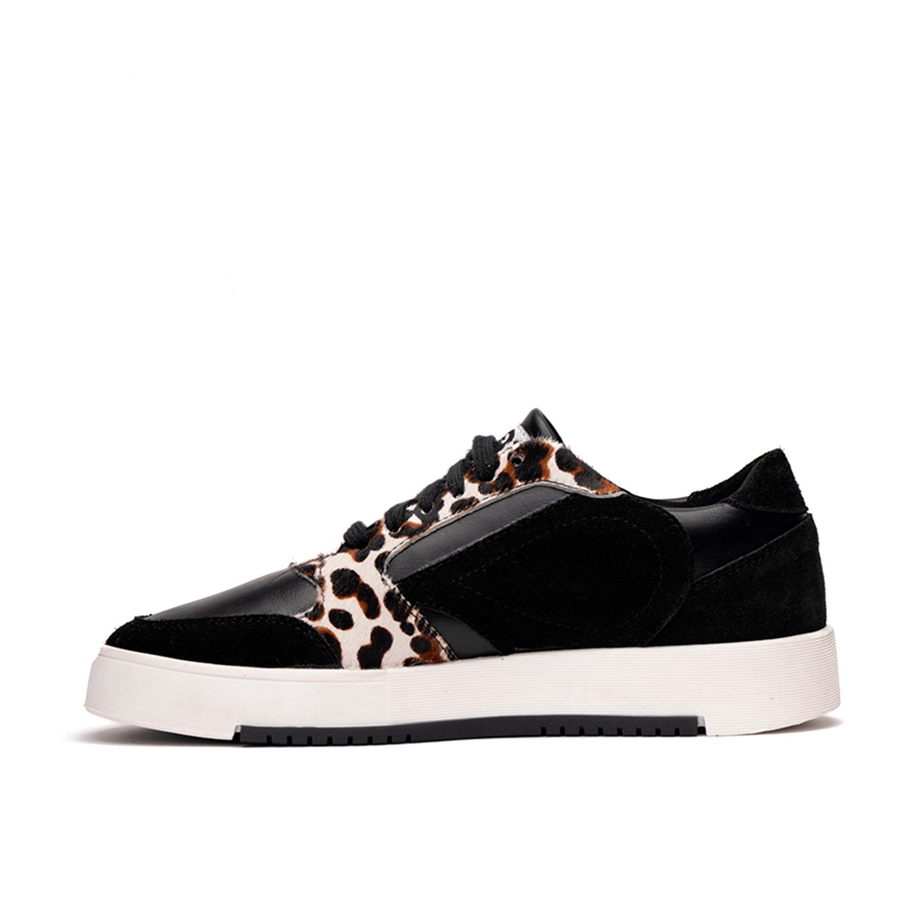 ZAPATILLAS MUJER LANDAZURI URBANAS NEGRO STELLA CUERO PRINT - 2