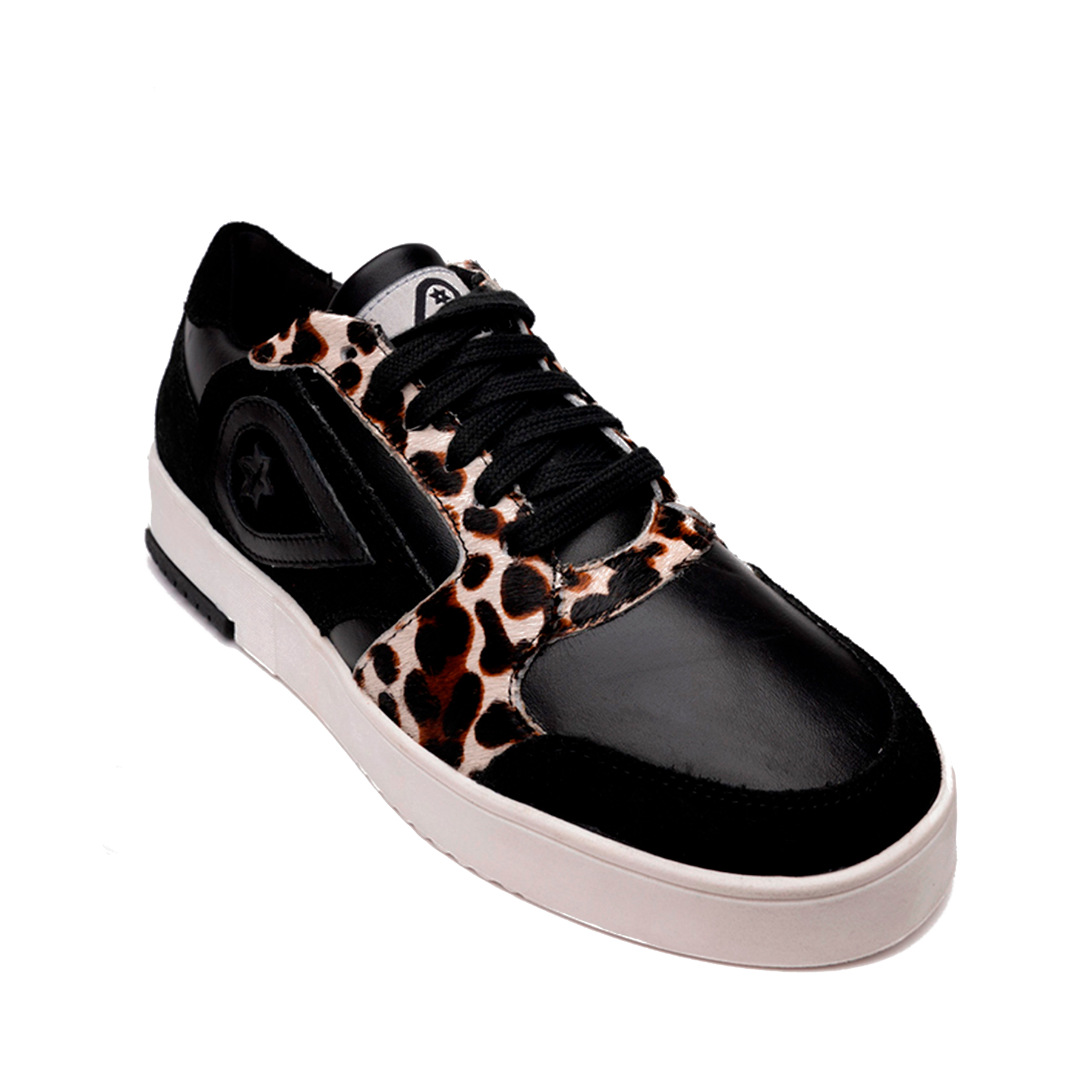 ZAPATILLAS MUJER LANDAZURI URBANAS NEGRO STELLA CUERO PRINT - 3