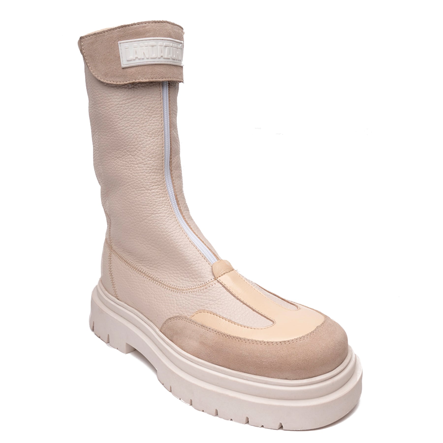 BOTAS HOMBRE LANDAZURI CUERO BLANCO SAPPER - 3