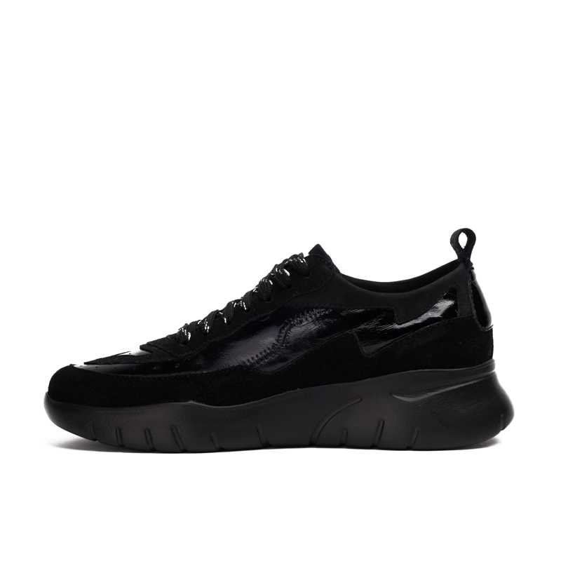 ZAPATILLAS HOMBRE LANDAZURI URBANAS NEGRO CUERO VOLCANO FULL - 2