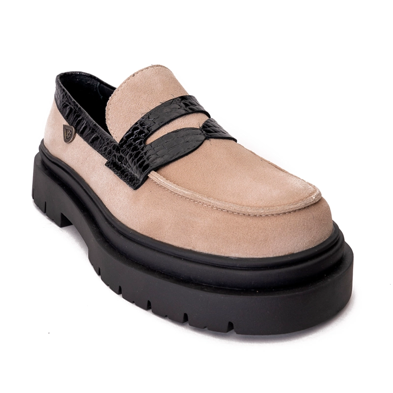 MOCASIN CUERO MARMARA BEIGE LANDAZURI - 3