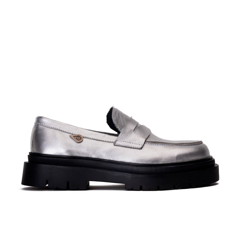 MOCASIN CUERO MARMARA PLATA LANDAZURI - 1
