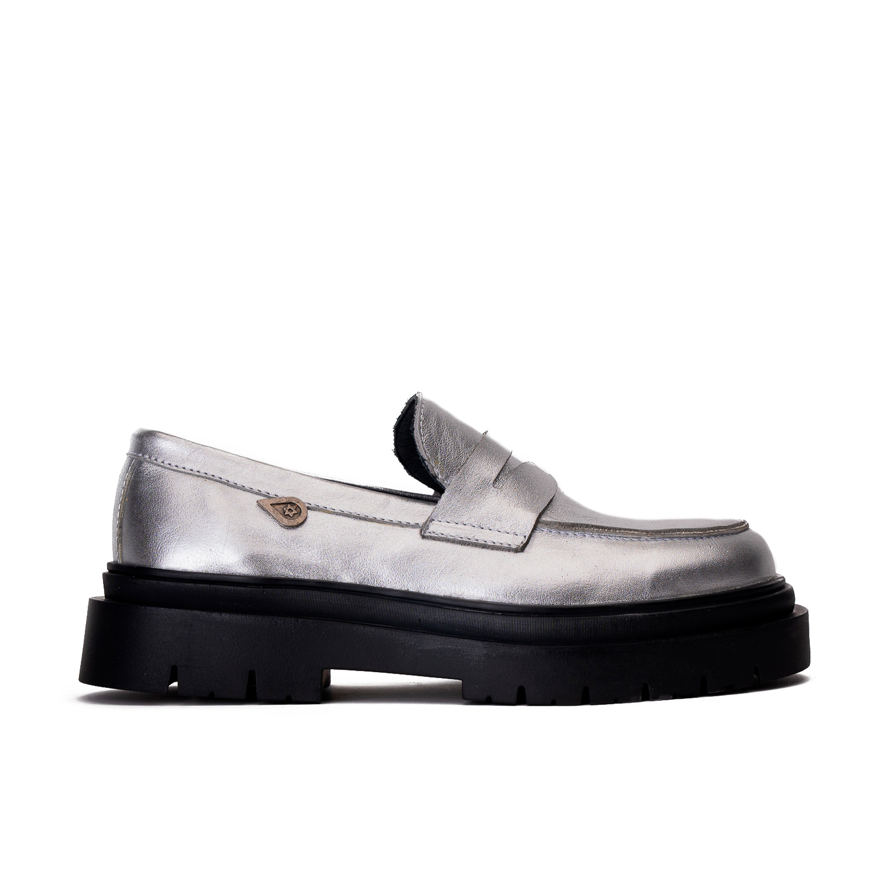 MOCASIN CUERO MARMARA PLATA LANDAZURI