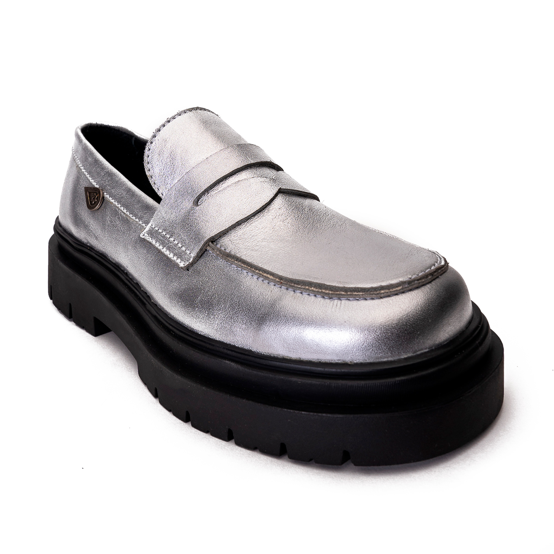 MOCASIN CUERO MARMARA PLATA LANDAZURI - 3