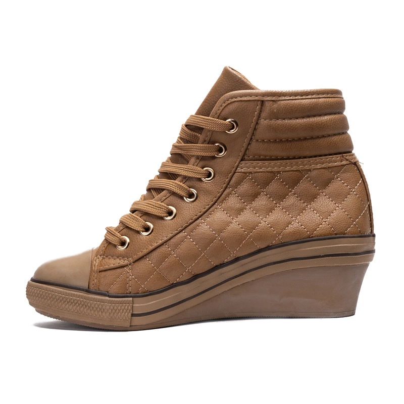 ZAPATILLAS MUJER CARBIN CASUALES CAFÉ PRISCA - 2