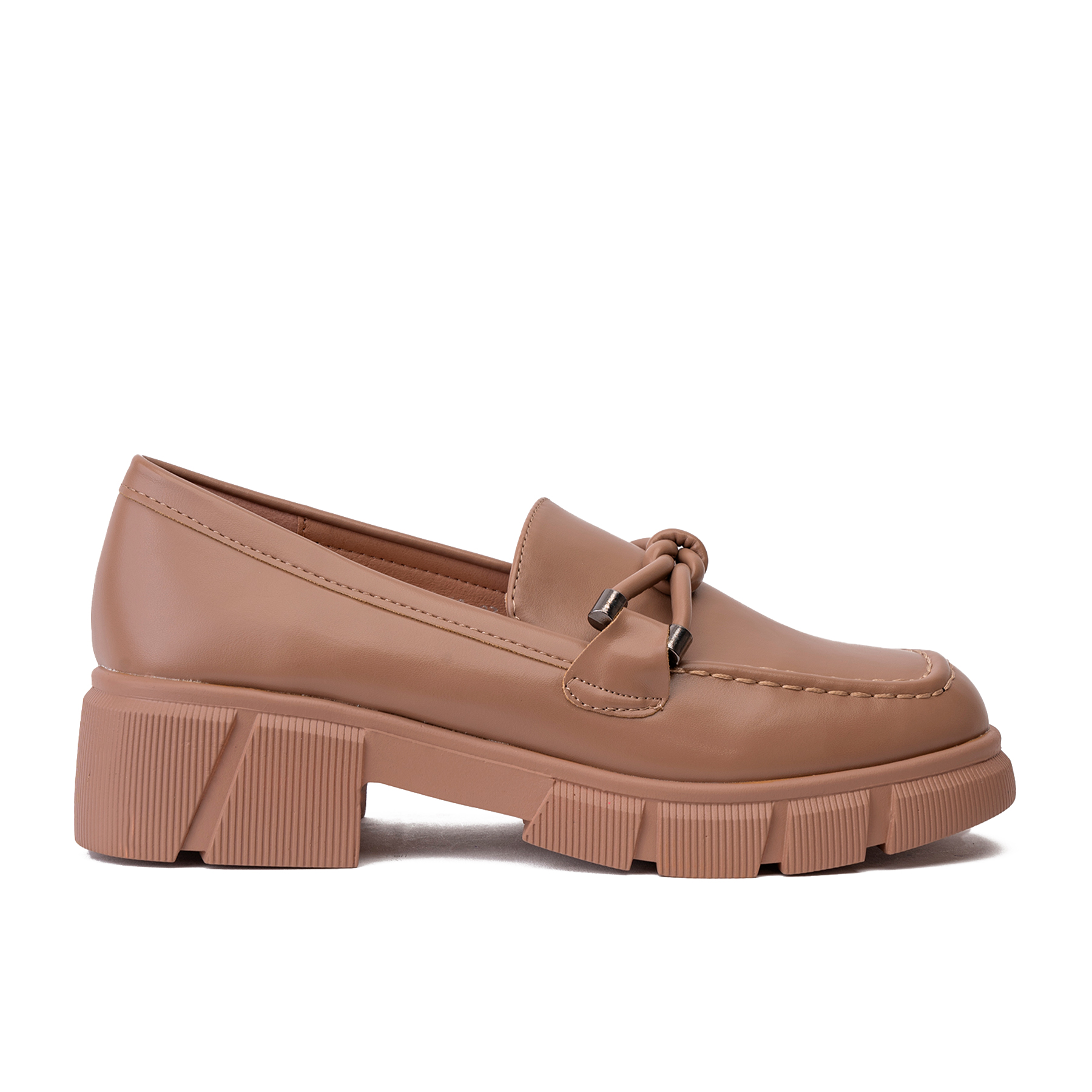 MOCASIN MUJER ARLET KHAKI THUNDER BLUE - 1
