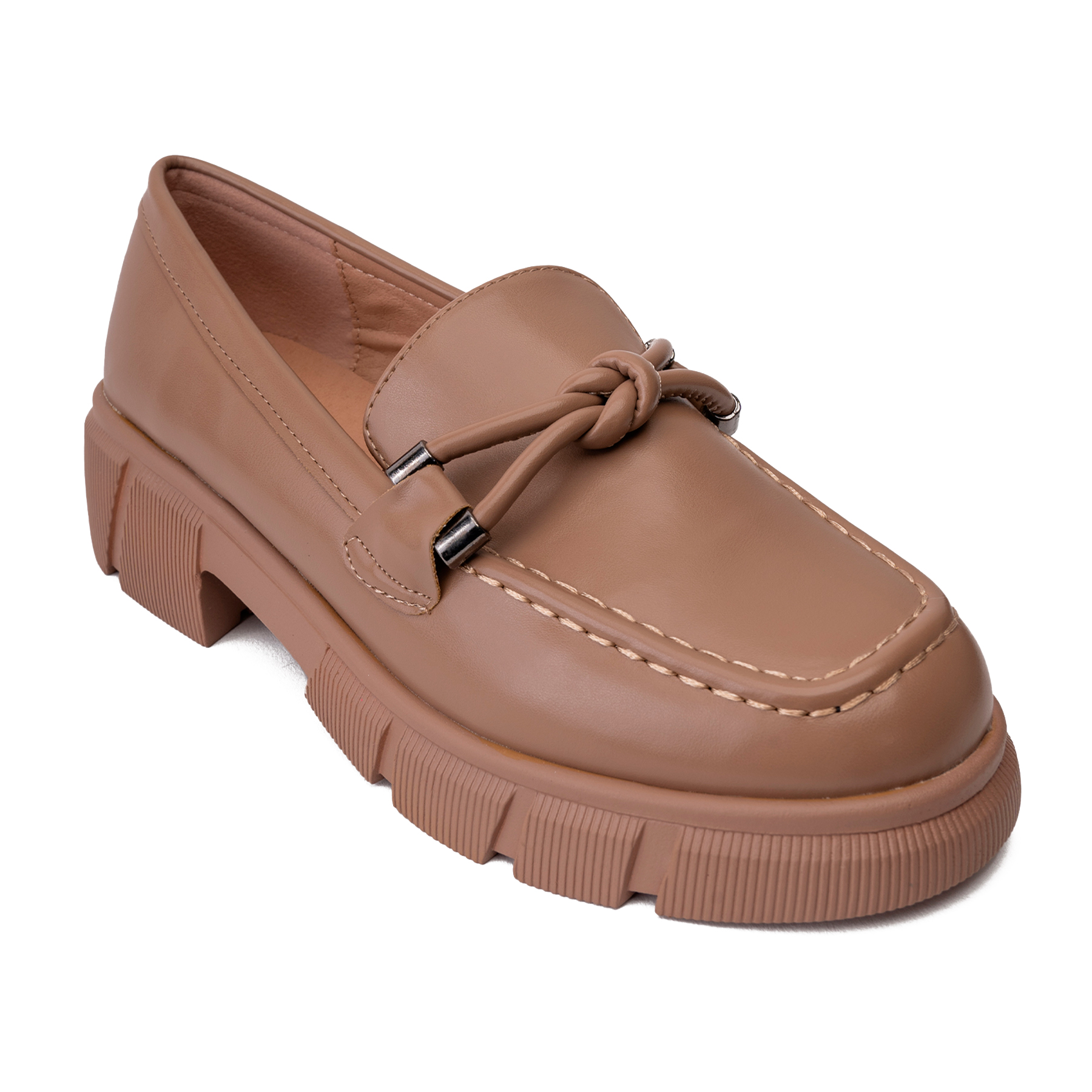 MOCASIN MUJER ARLET KHAKI THUNDER BLUE - 3