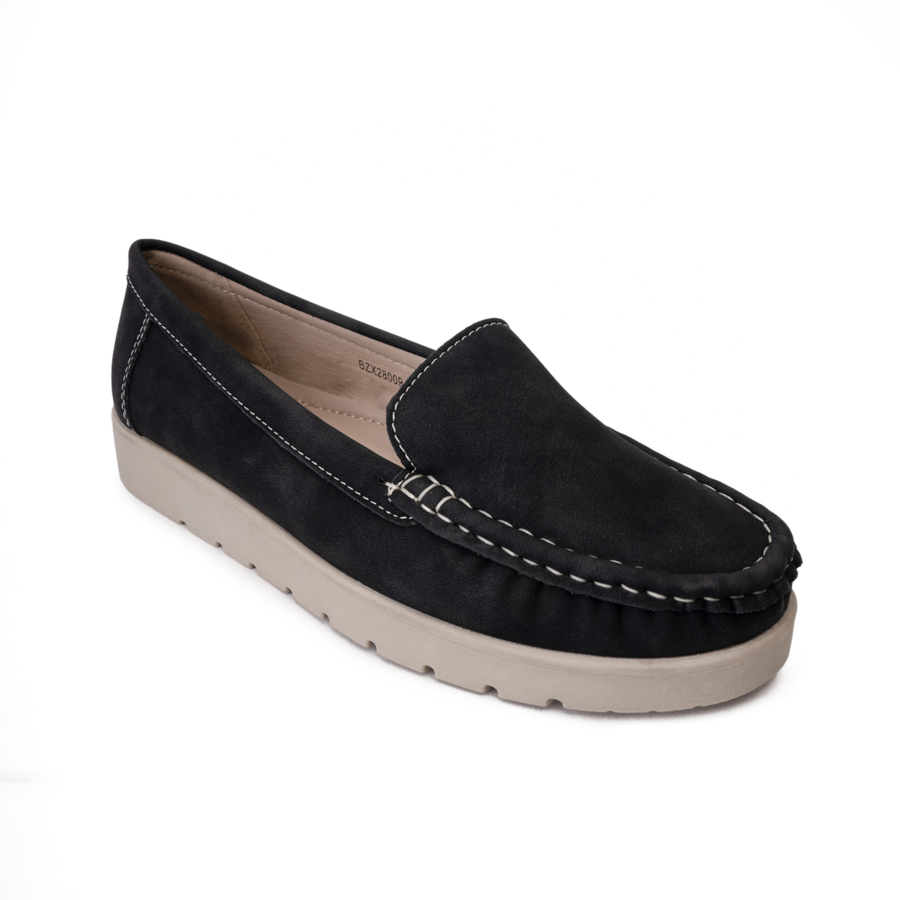MOCASIN MUJER ELADIA NEGRO THUNDER BLUE - 2