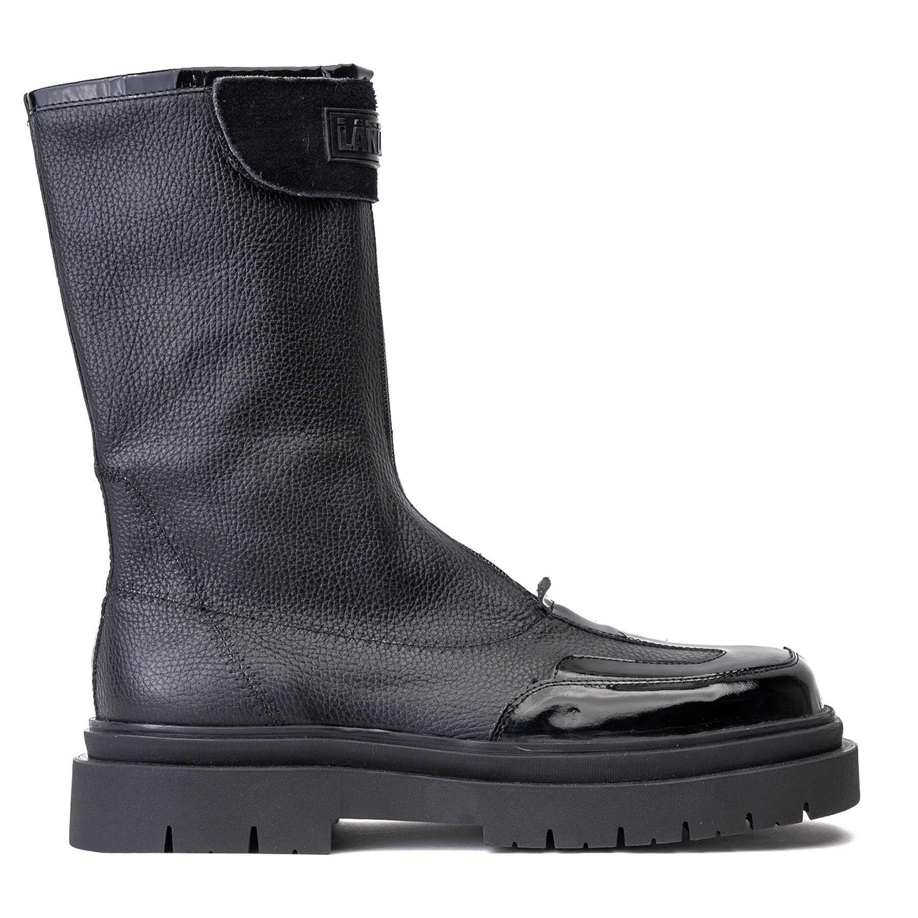 Ripley - BOTA CUERO SAPPER NEGRO LANDAZURI