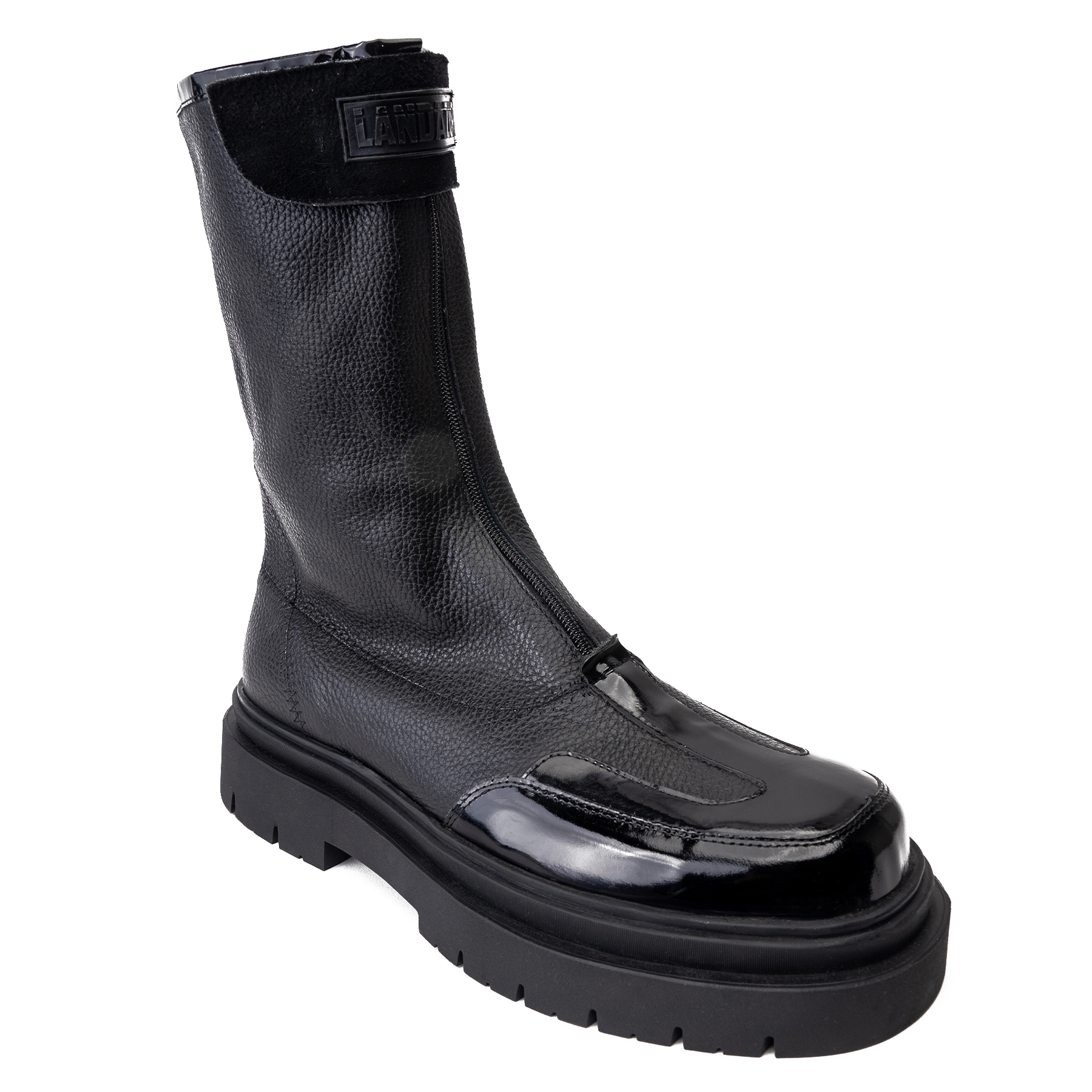 Ripley - BOTA CUERO SAPPER NEGRO LANDAZURI