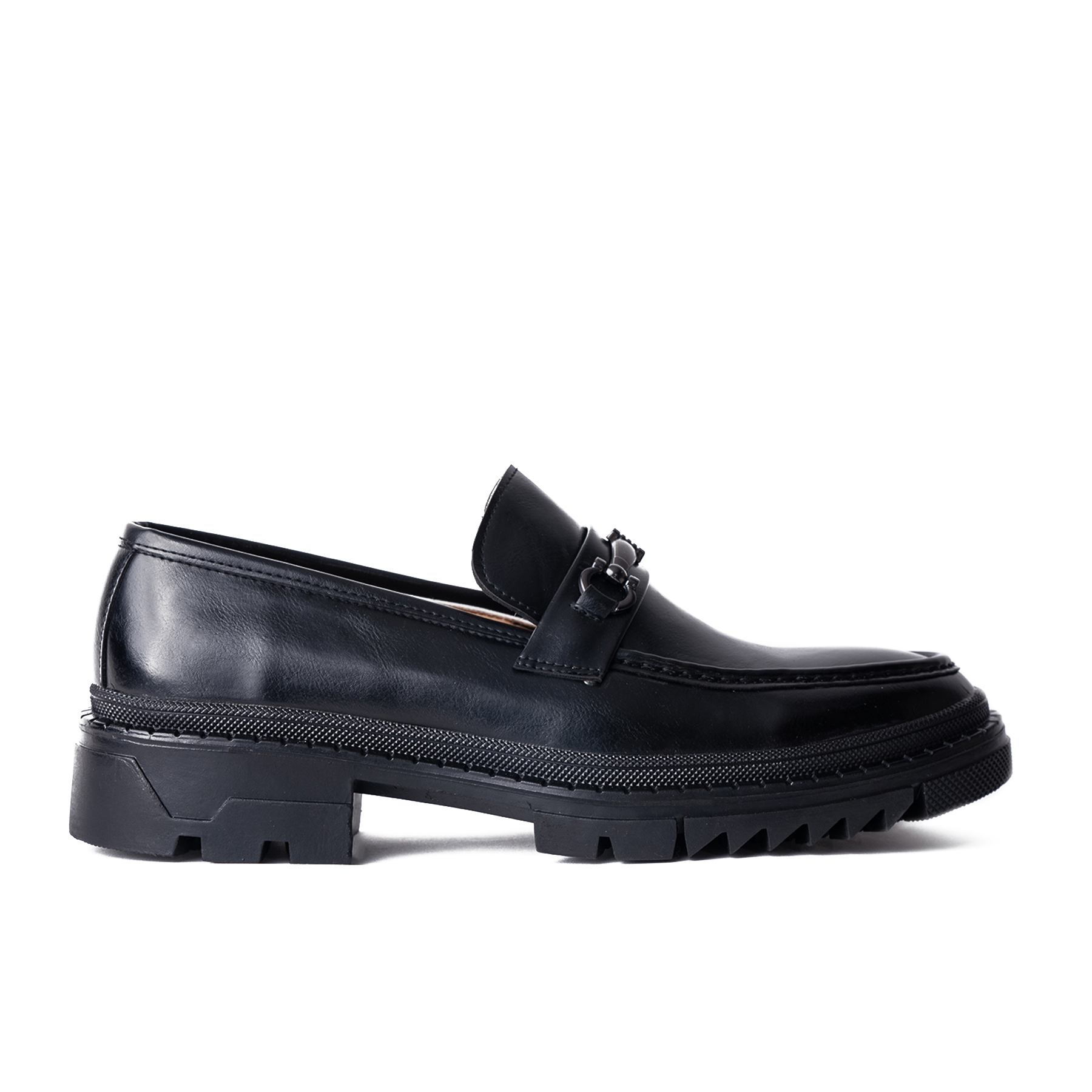 MOCASINES UNISEX ZAMETA NEGRO URBANO LISO TASSEL - 1