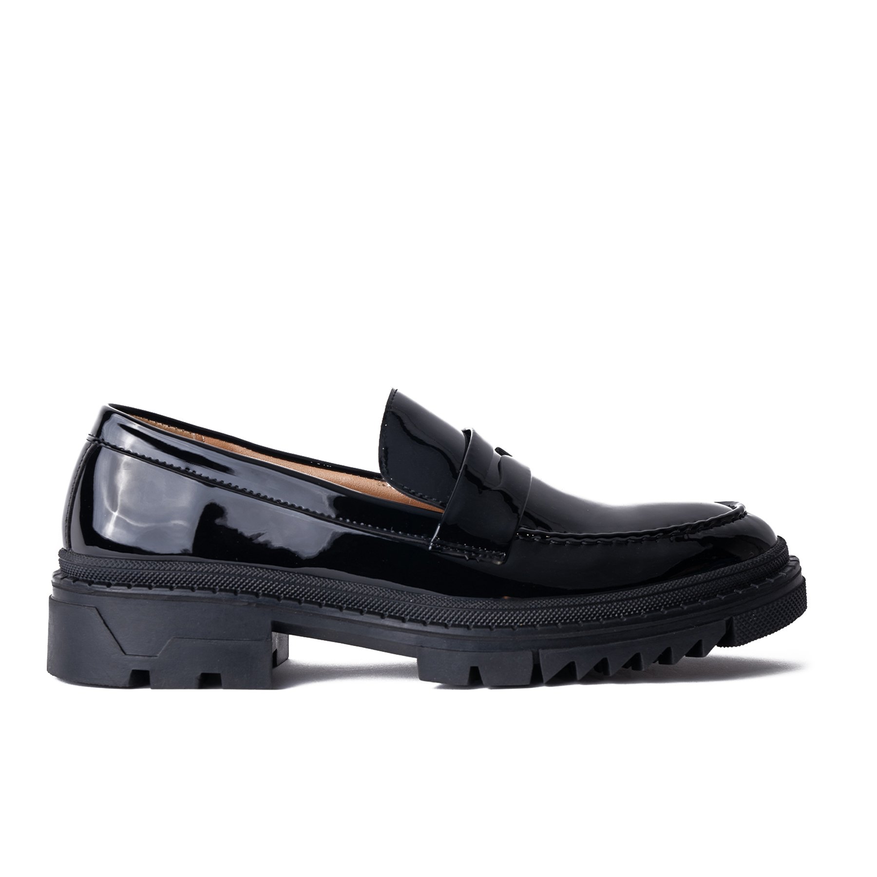 MOCASIN URBANO SEBAGO NEGRO CHAROL ZAMETA - 1