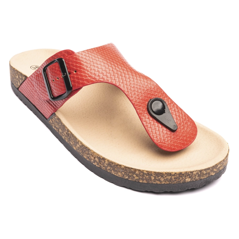 SANDALIAS MUJER APOSTOL TEXTIL NEW PRINT RED RAZO II - 3