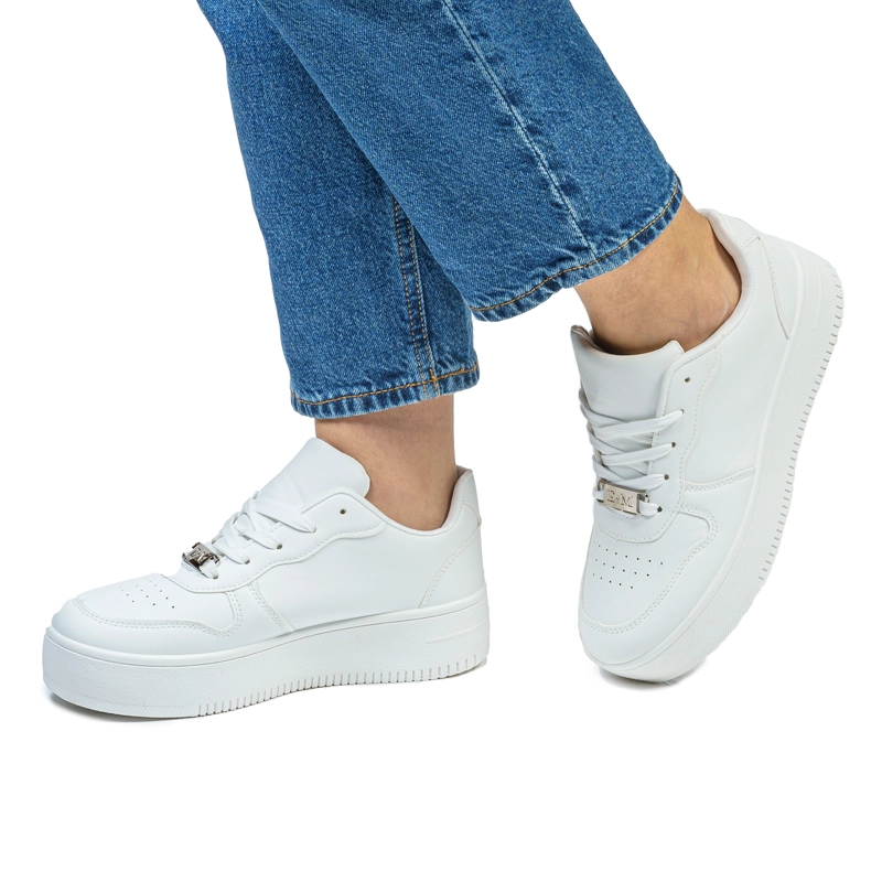 ZAPATILLAS MUJER BOTELI CASUALES BLANCO NEW VITIA - 2