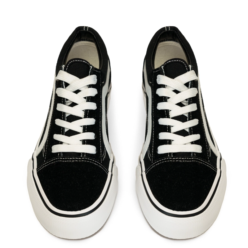 ZAPATILLA MUJER BLANCO  NEGRO MAURA BOTELI - 4