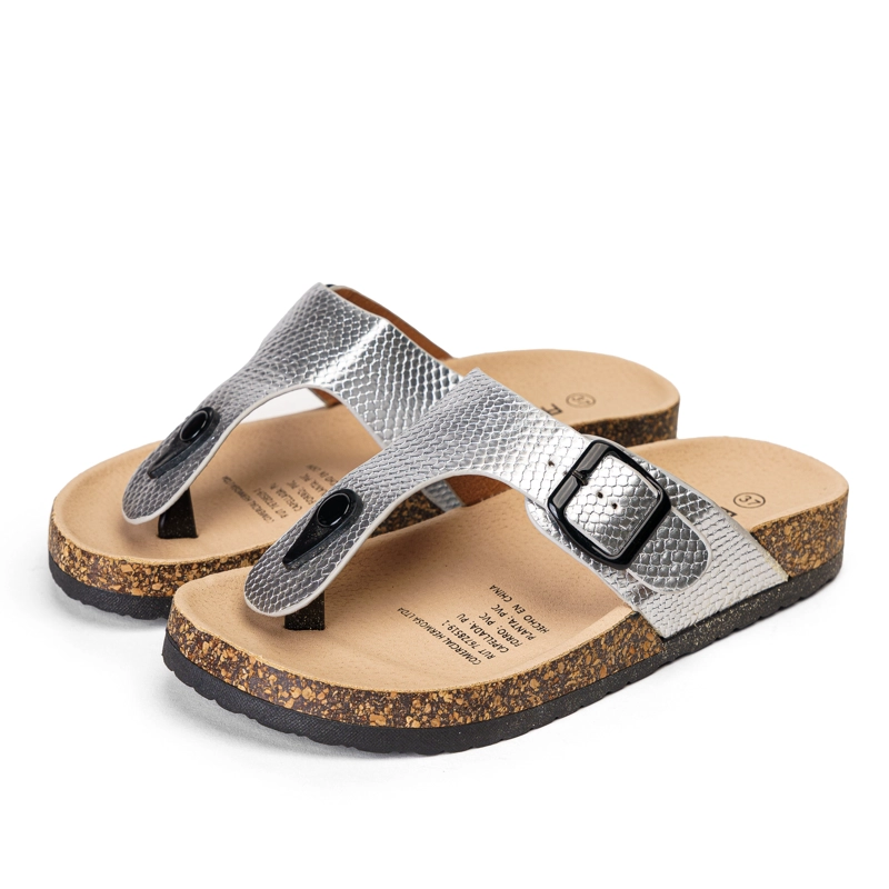 SANDALIAS MUJER CHINITOWN PLATEADO ANGELA - 4