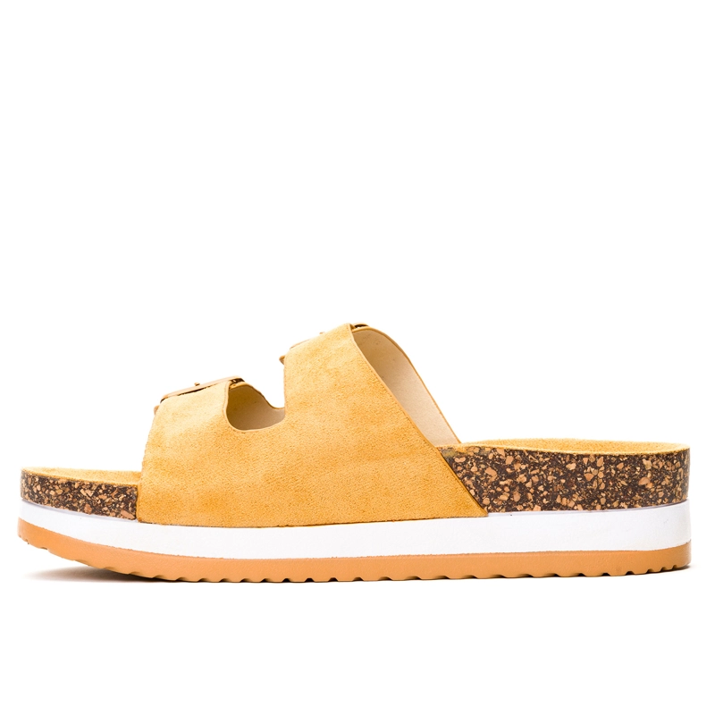 SANDALIAS MUJER CHINITOWN TEXTIL AMARILLO CALISTA - 2