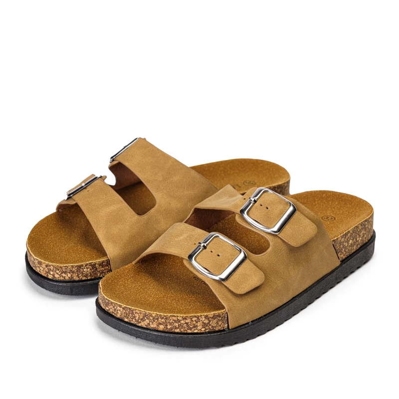 SANDALIAS MUJER CHINITOWN CAMEL KRISHNA - 4