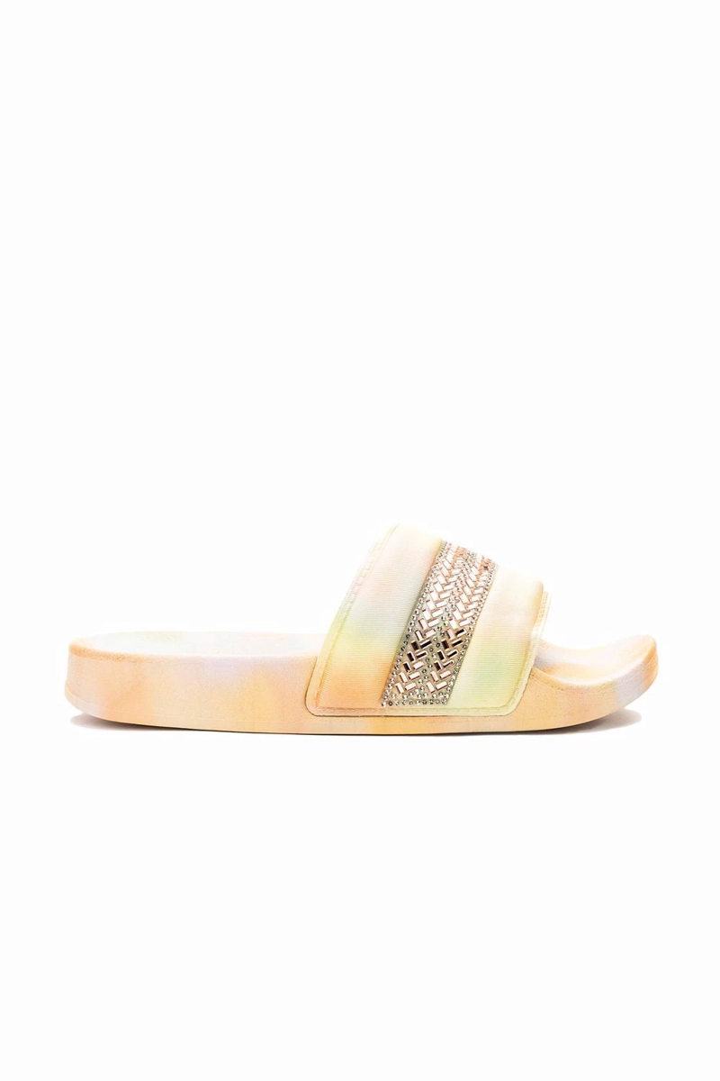 SANDALIAS MUJER CHINITOWN TEXTIL AMARILLO ALISHA - 1