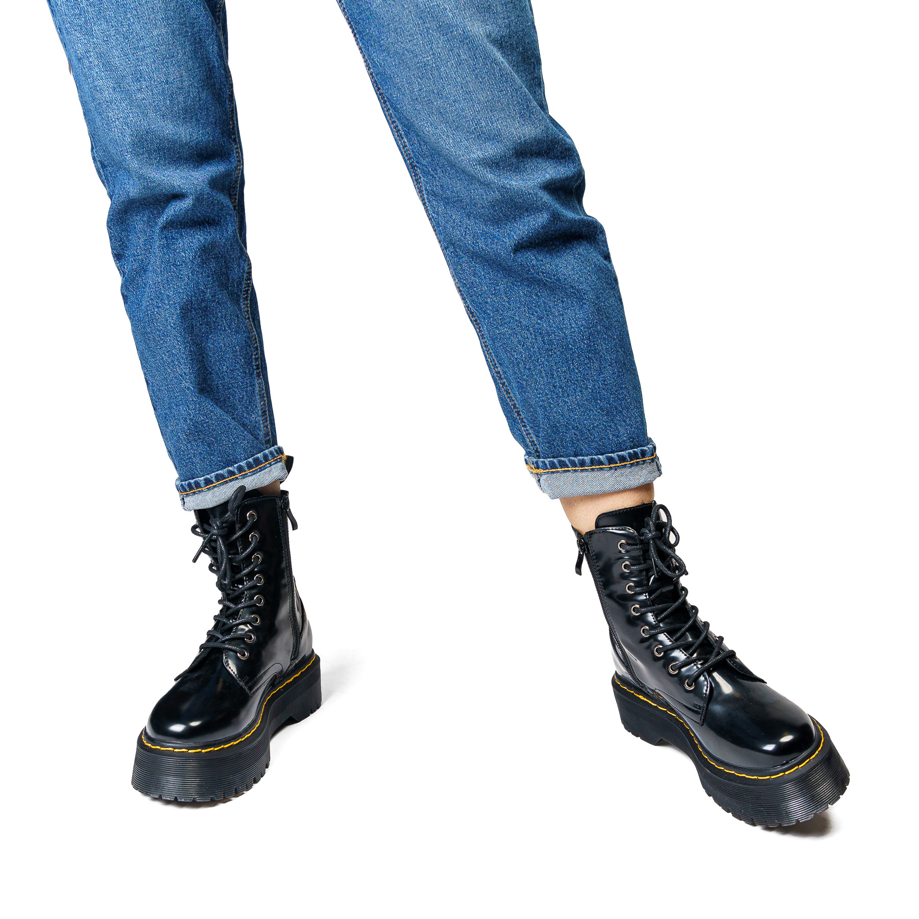 BOTÍN MUJER NEGRO HAZEL CHINITOWN CASUAL