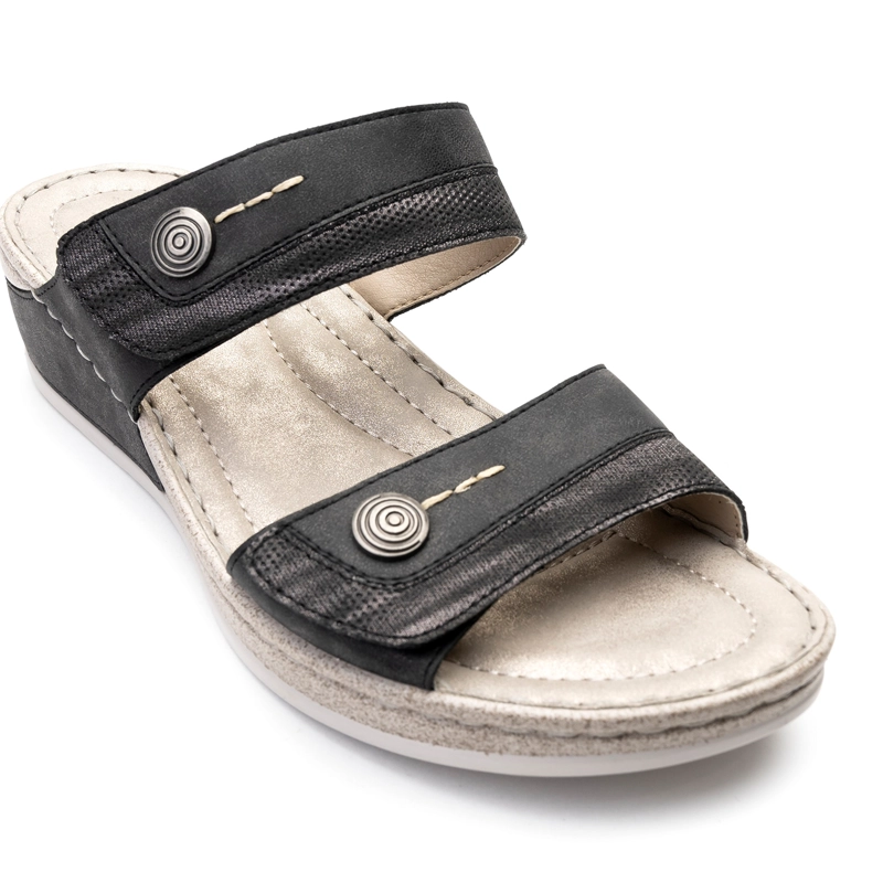 SANDALIAS MUJER CHINITOWN NEGRO MIREIA - 3