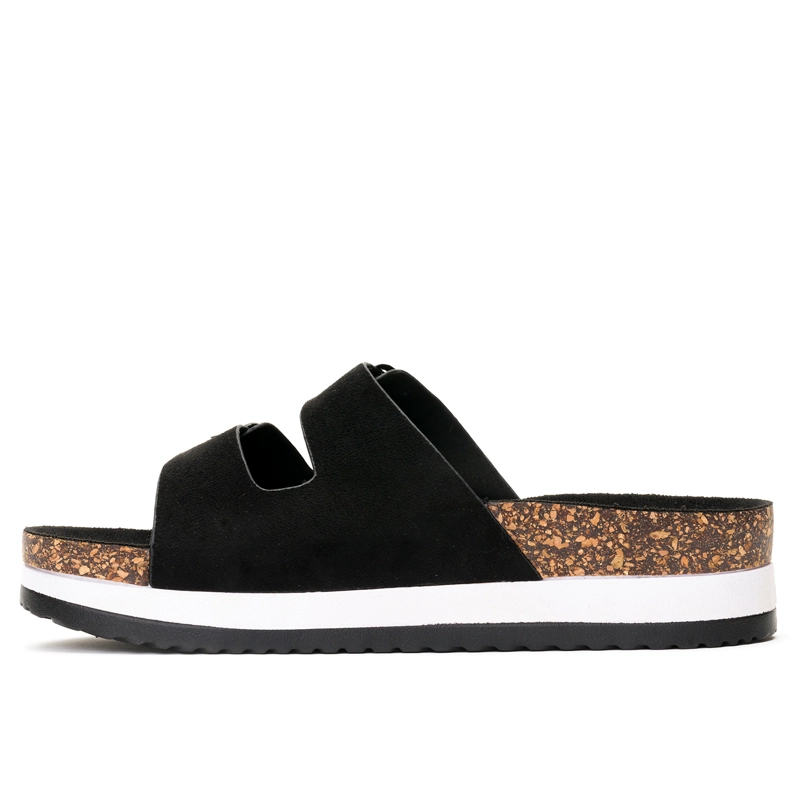 SANDALIAS MUJER CHINITOWN TEXTIL NEGRO CALISTA - 2