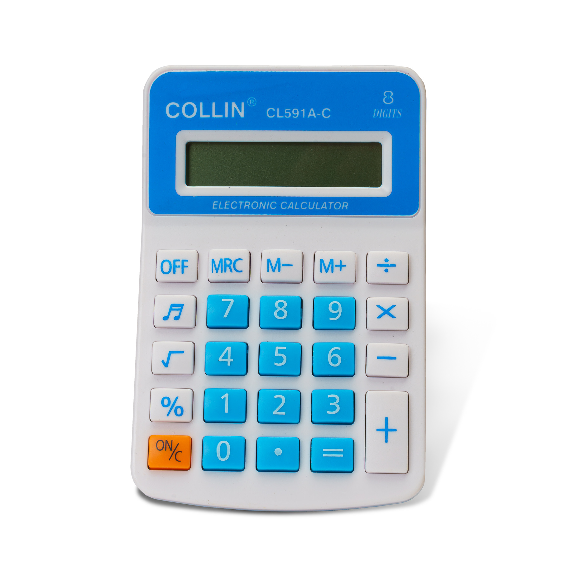 CALCULADORA CHINITOWN BLANCO ELECTRONICA CELESTE 8 DÍGITOS - 1