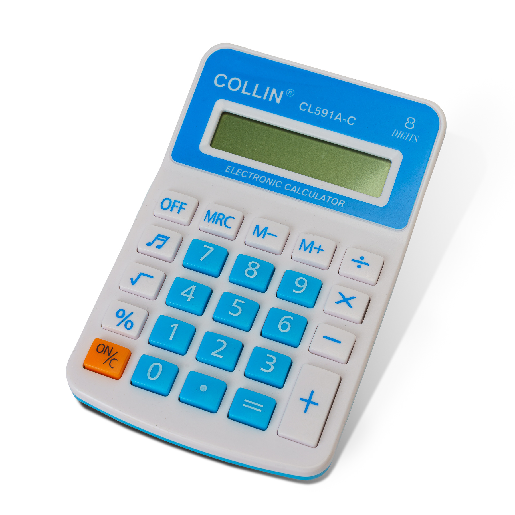 CALCULADORA CHINITOWN BLANCO ELECTRONICA CELESTE 8 DÍGITOS - 2