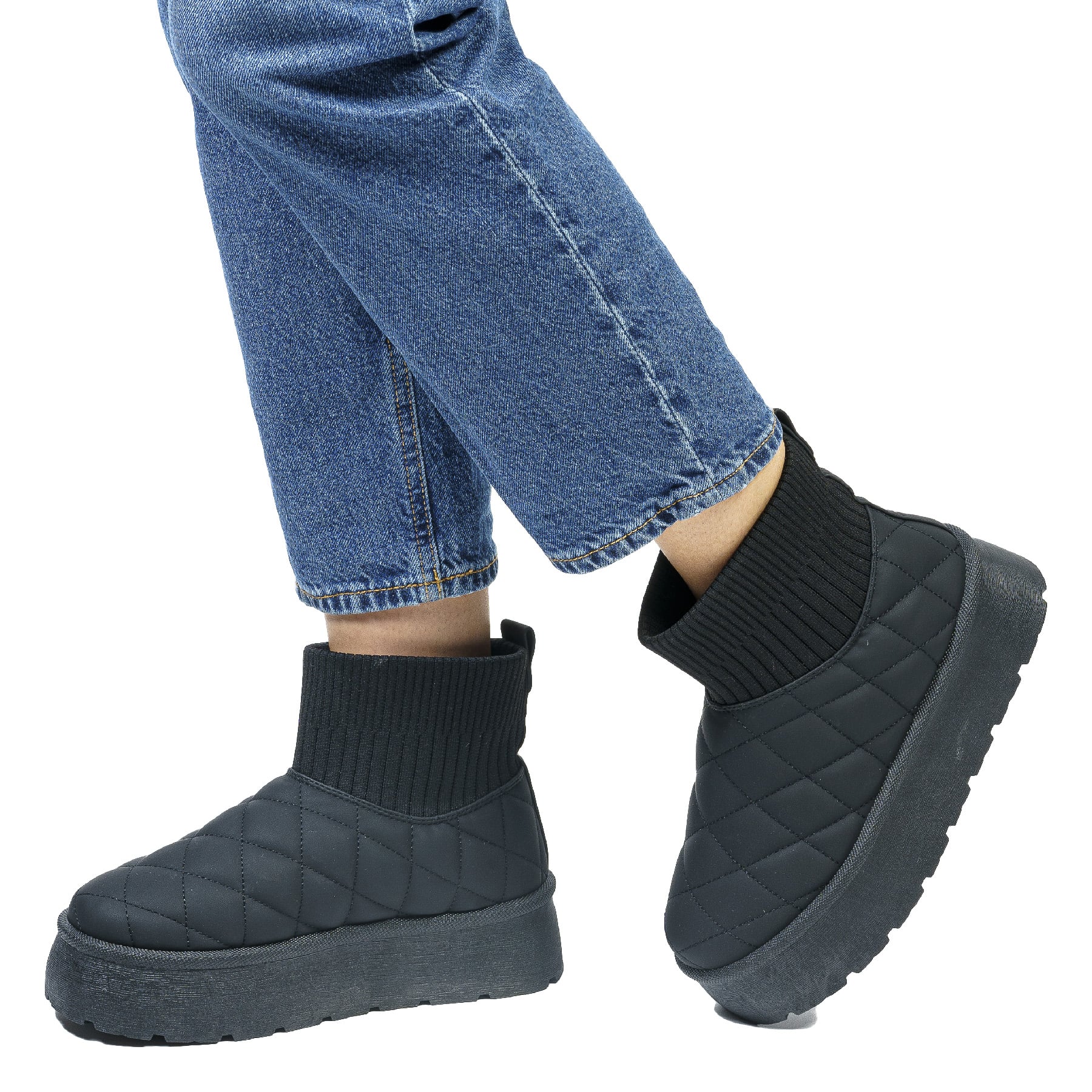 BOTÍN MUJER NEGRO ELODIE THUNDER BLUE CASUAL - 2