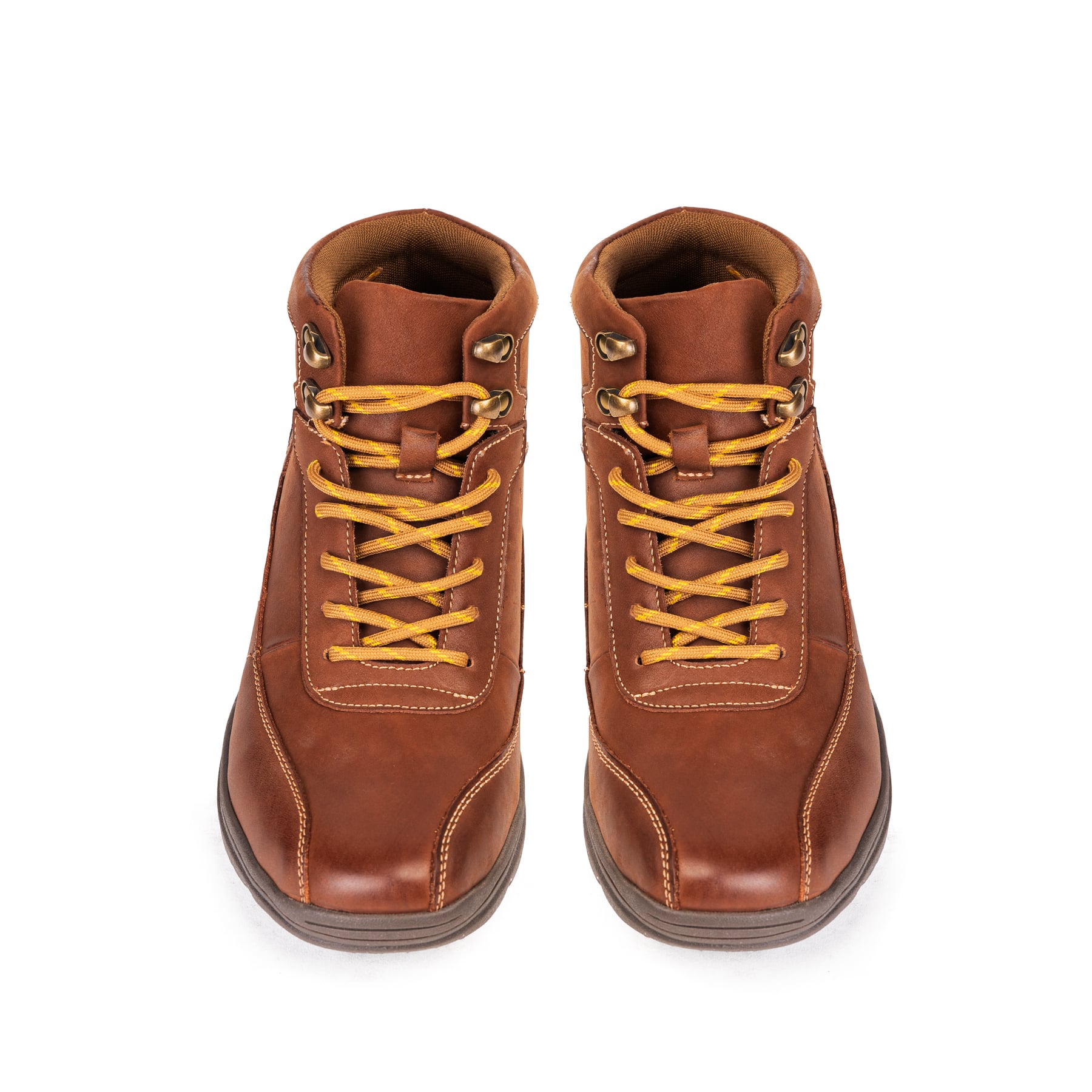 BOTÍN HOMBRE CAFE ROJIZO ALBERTO THUNDER BLUE CASUAL - 4