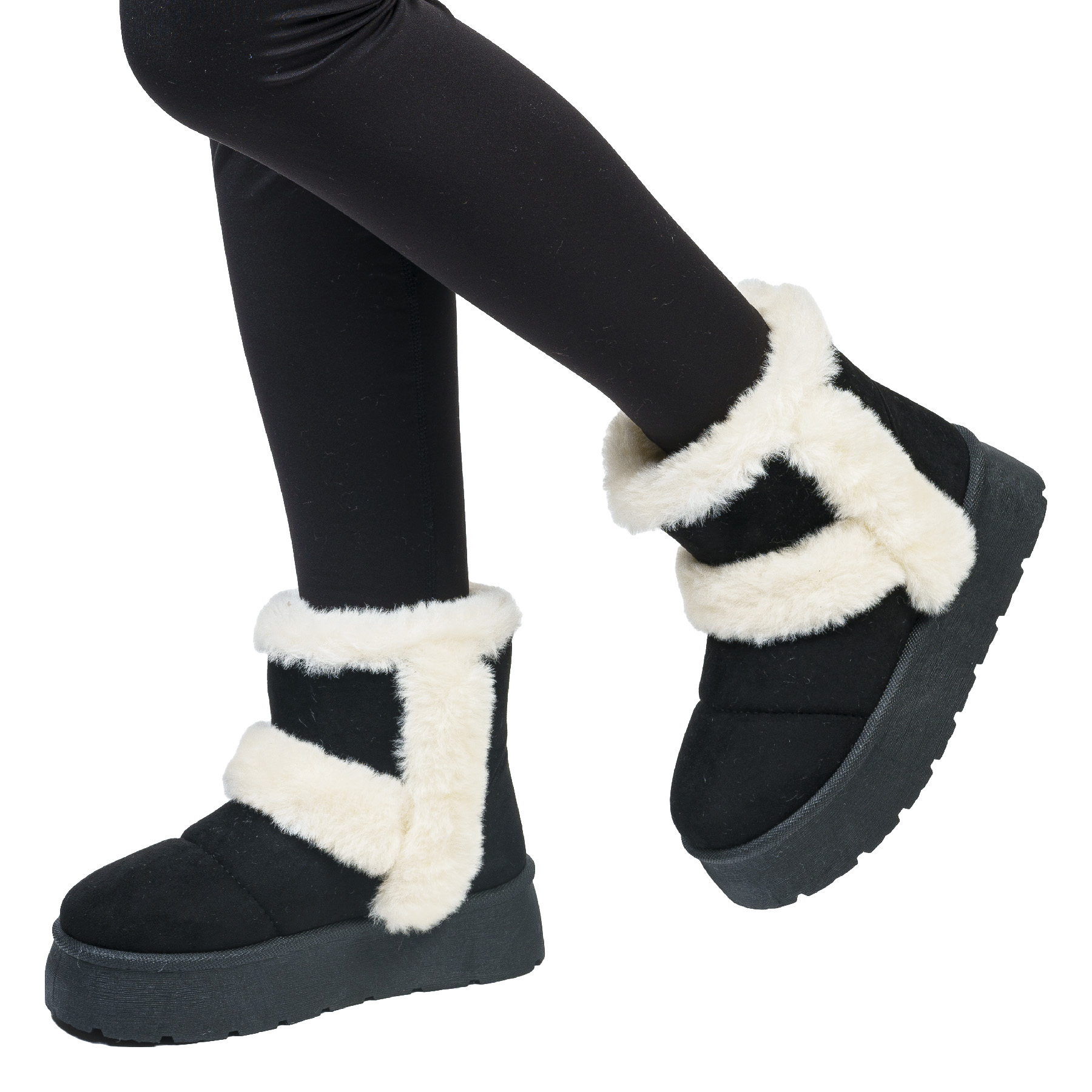 BOTÍN MUJER NEGRO DARA THUNDER BLUE CASUAL - 4