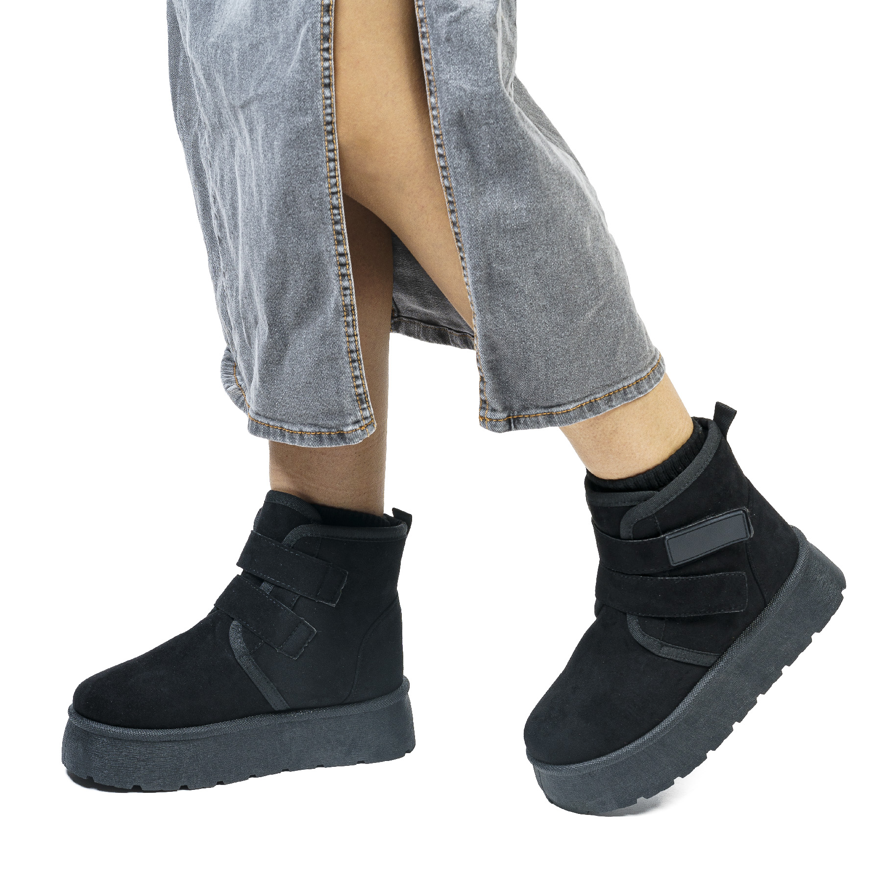 BOTÍN MUJER NEGRO AYLA THUNDER BLUE CASUAL - 2