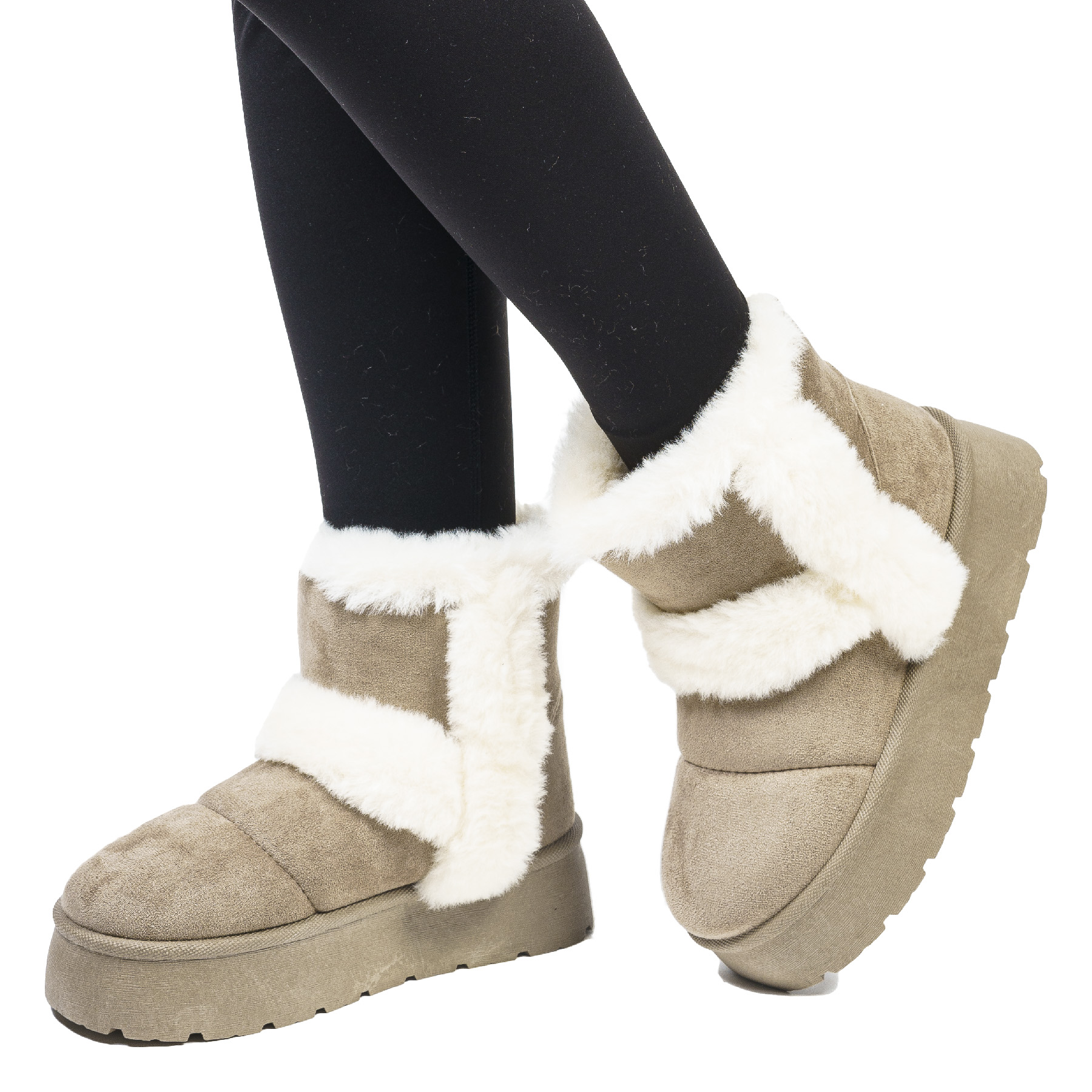 BOTÍN MUJER CAFE KHAKI DARA THUNDER BLUE CASUAL - 2