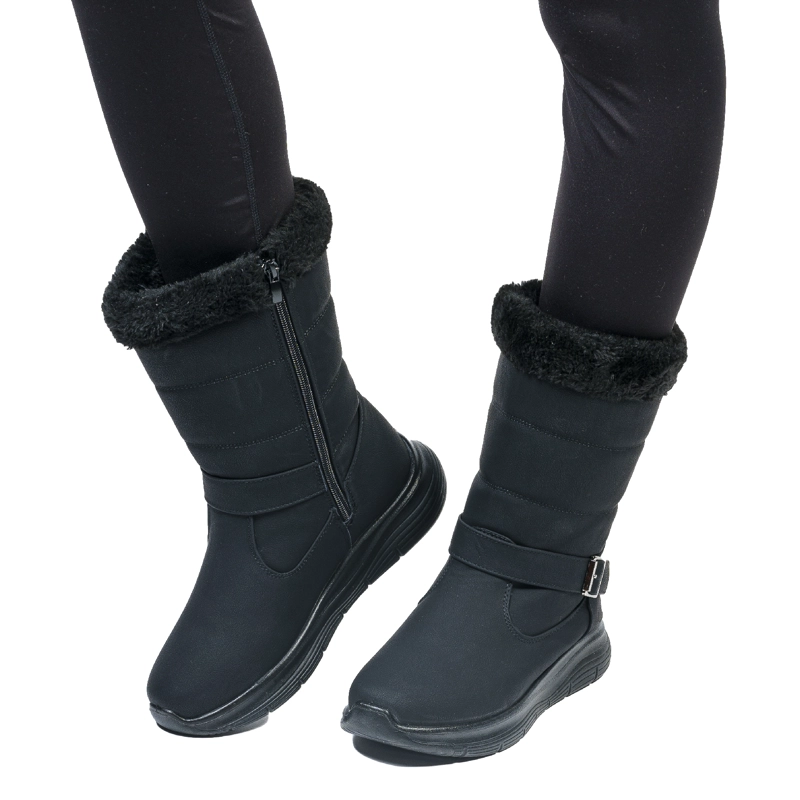 BOTA MUJER BRUNELLA  NEGRO THUNDER BLUE - 2