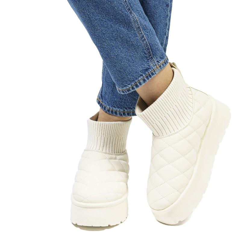 BOTÍN MUJER BEIGE ELODIE THUNDER BLUE CASUAL - 2